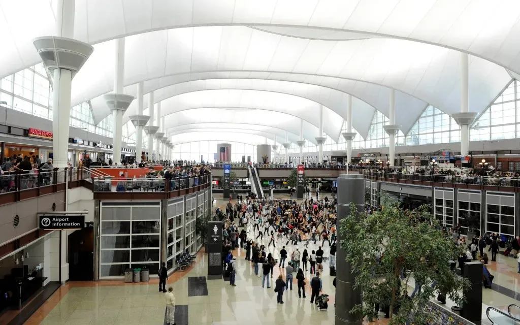 Interior of Denver International Airport