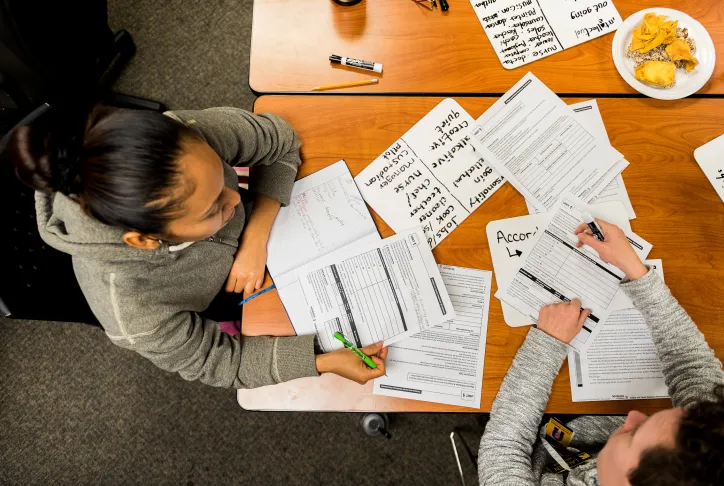 Photo of Atlanta English class in action