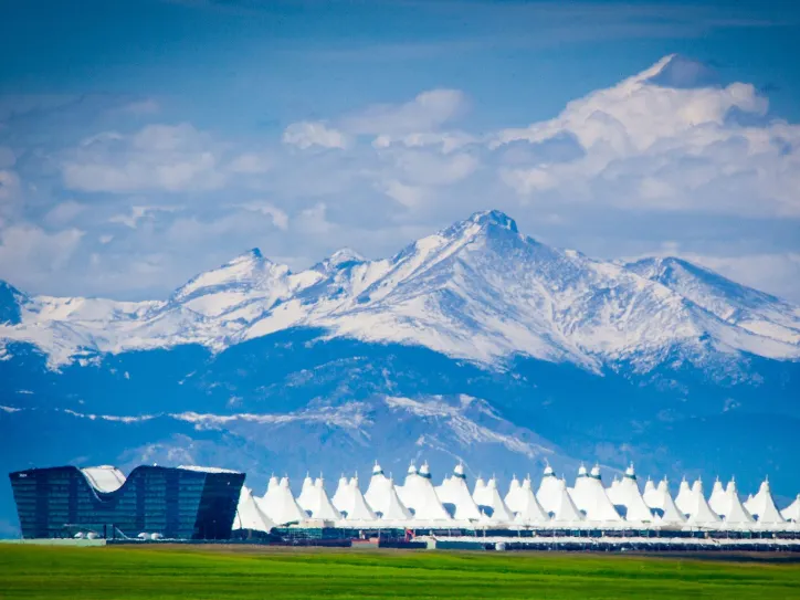 Exterior of the Denver International Airport