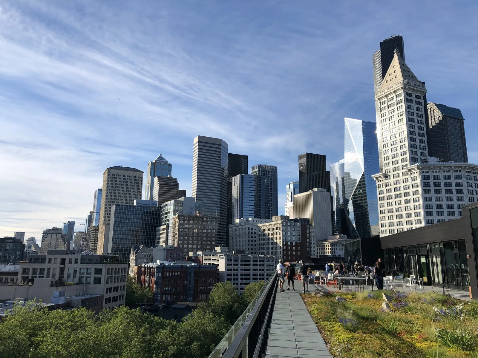 Downtown Seattle scene