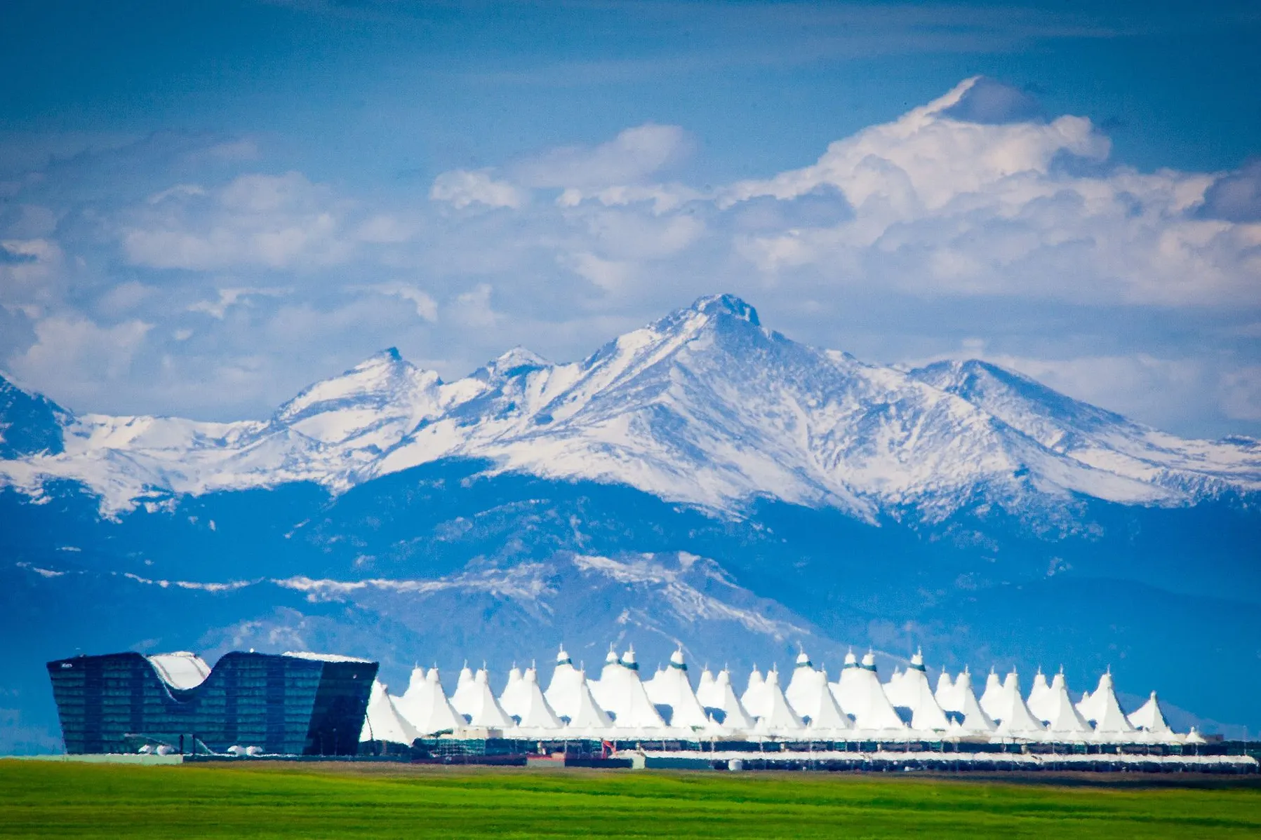 Exterior of the Denver International Airport