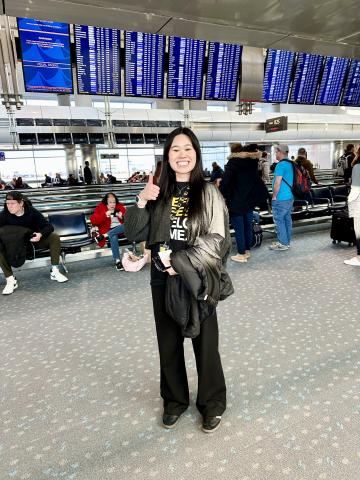 Photo of Denver Staff Member at Airport